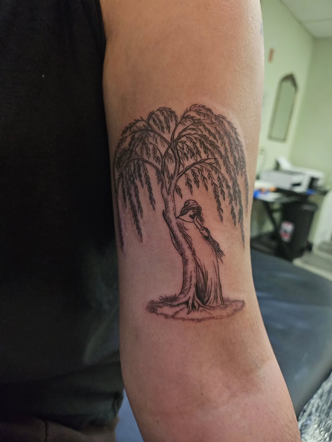 Tattoo by @fireharmonyart — black_and_grey