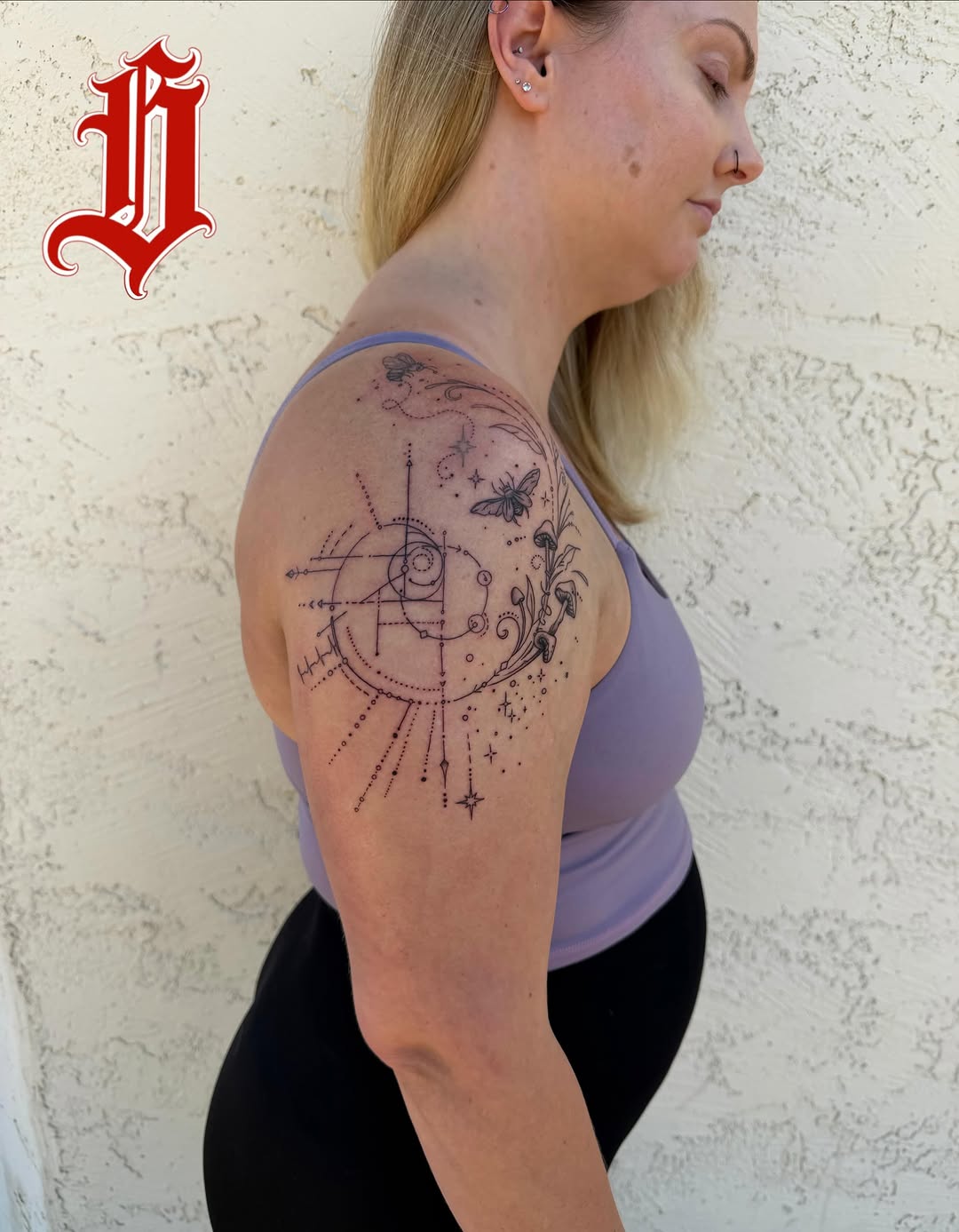 Tattoo by @guera.ink — geometric, fine_line