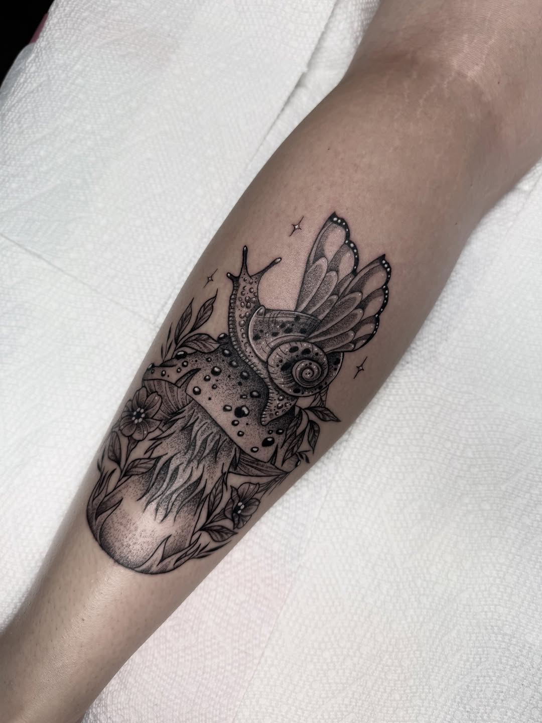 Tattoo by @rayasxmvf_ β black_and_grey
