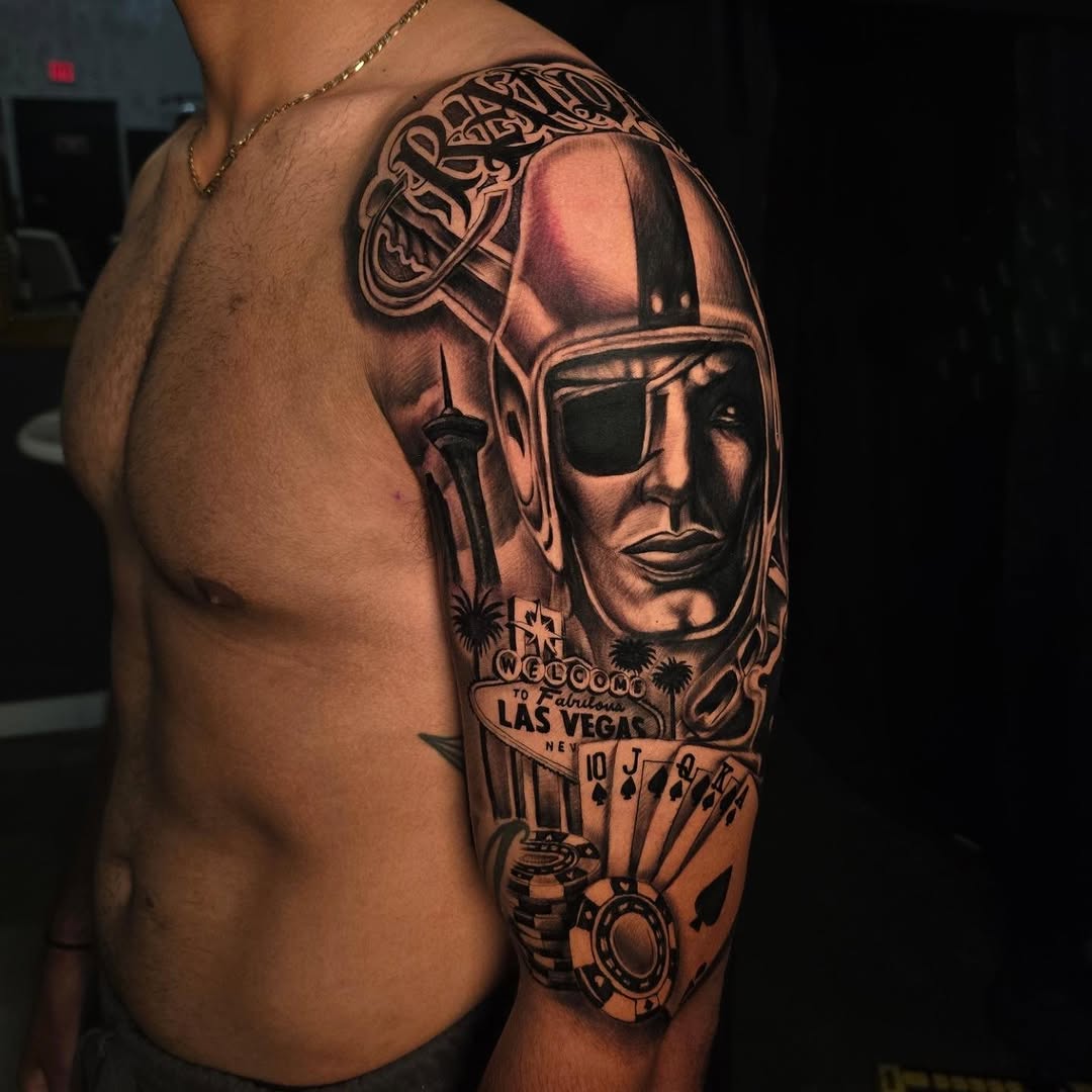 Tattoo by @fatboy562ink — realism, black_and_grey