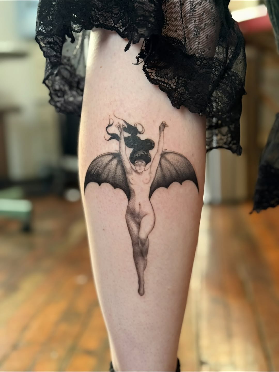 Tattoo by @judetatt — black_and_grey, realism