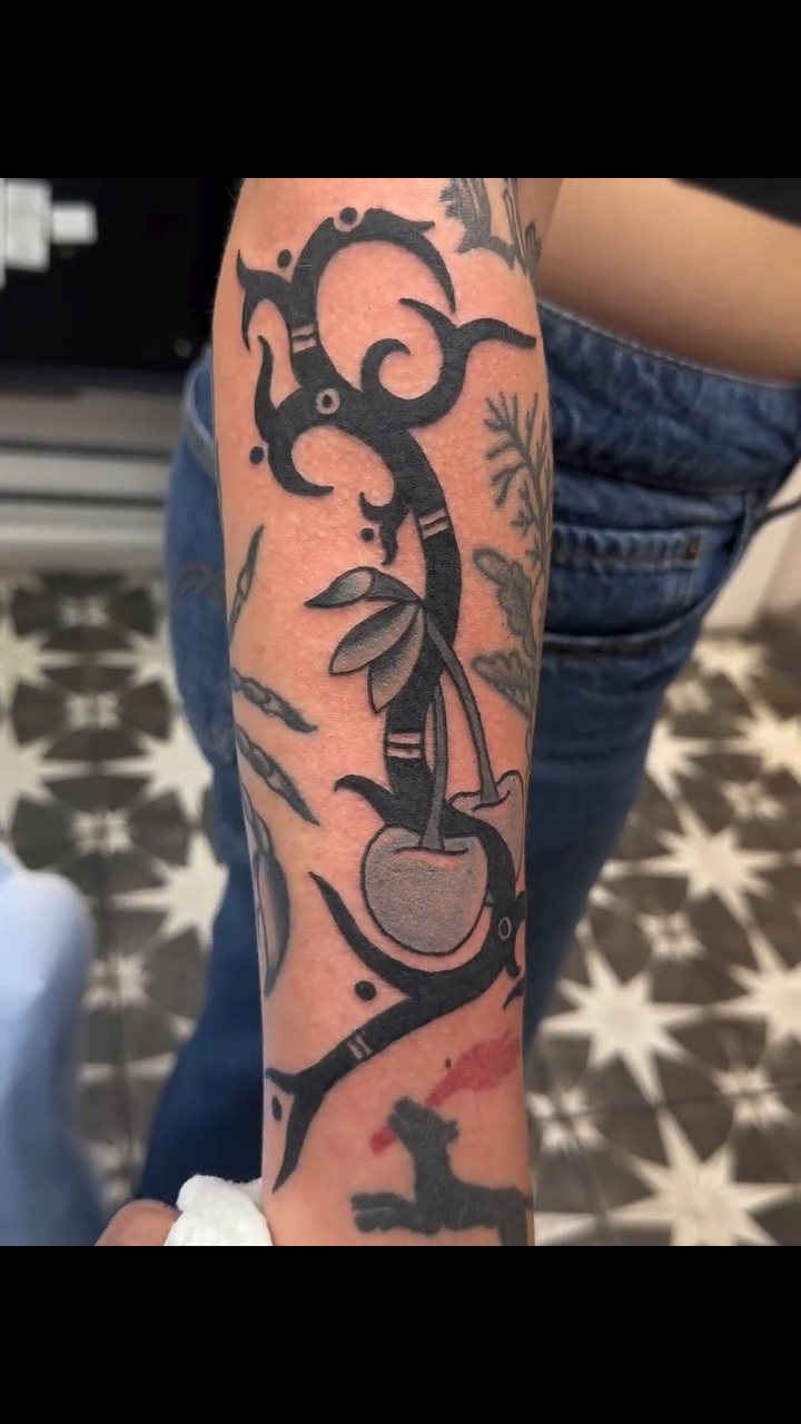 Tattoo by @hogtowntattoo — tribal, black_and_grey