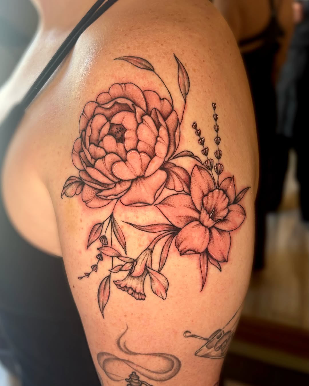 Tattoo by @tats_by_bcatt — illustrative, fine_line