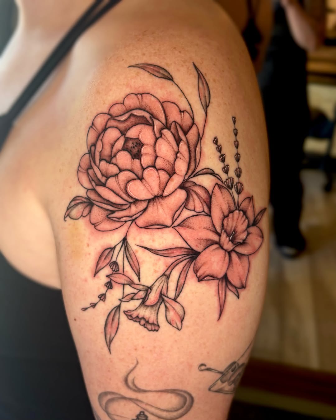 Tattoo by @tats_by_bcatt — illustrative, black_and_grey