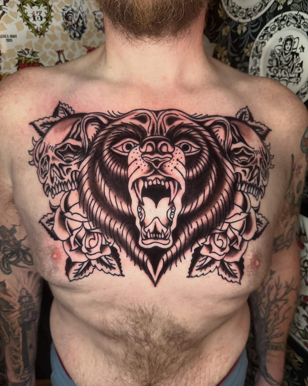 Tattoo by @lexiestattoos — american_traditional, blackwork