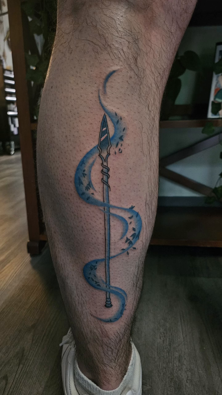 Tattoo by @fireharmonyart — black_and_grey
