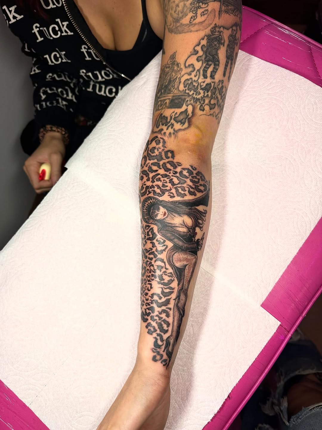 Tattoo by @madonna_the_slut — realism, black_and_grey