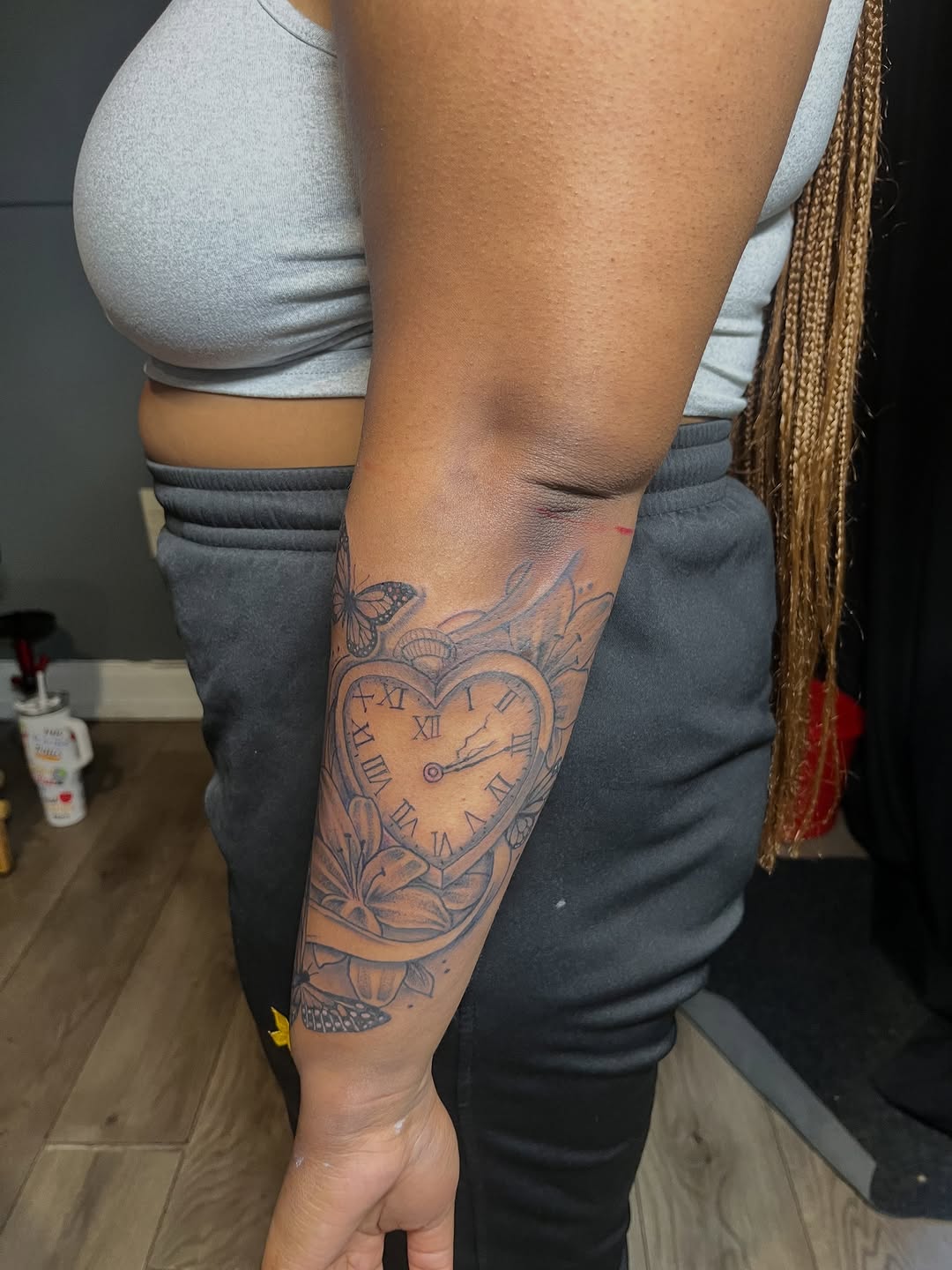 Tattoo by @spicymvstardd — black_and_grey