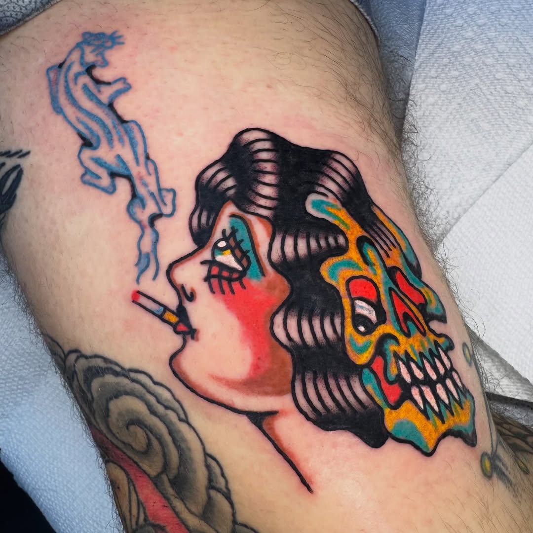 Tattoo by @emil.dz.tattoo โ american_traditional, illustrative