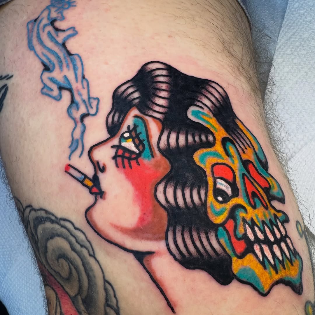 Tattoo by @emil.dz.tattoo โ american_traditional, illustrative