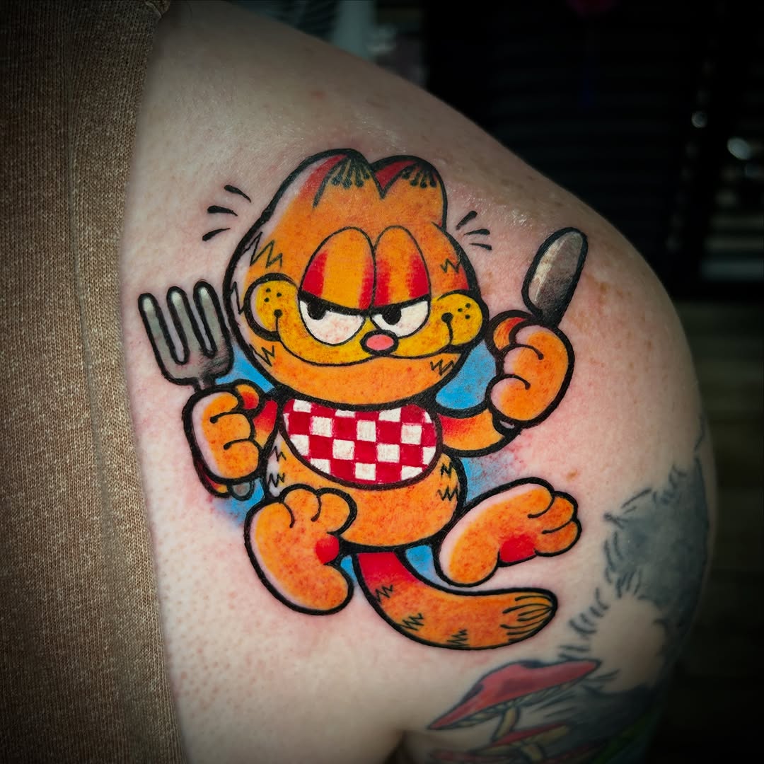 Tattoo by @bitesizedink โ new_school