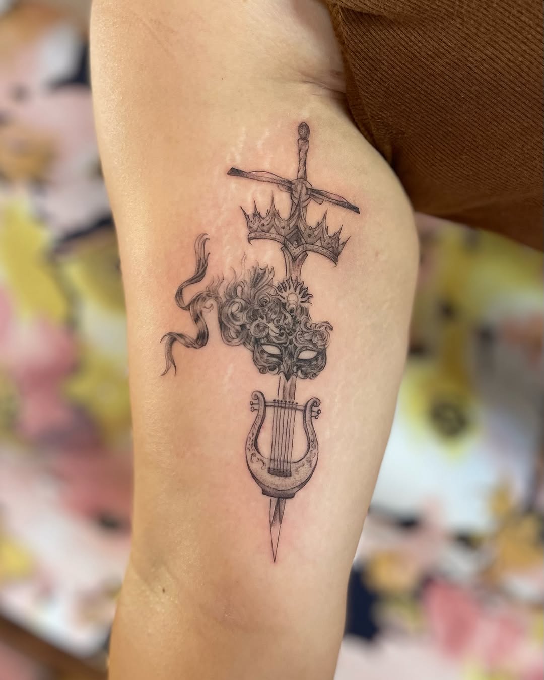 Tattoo by @mytattoopaige — black_and_grey