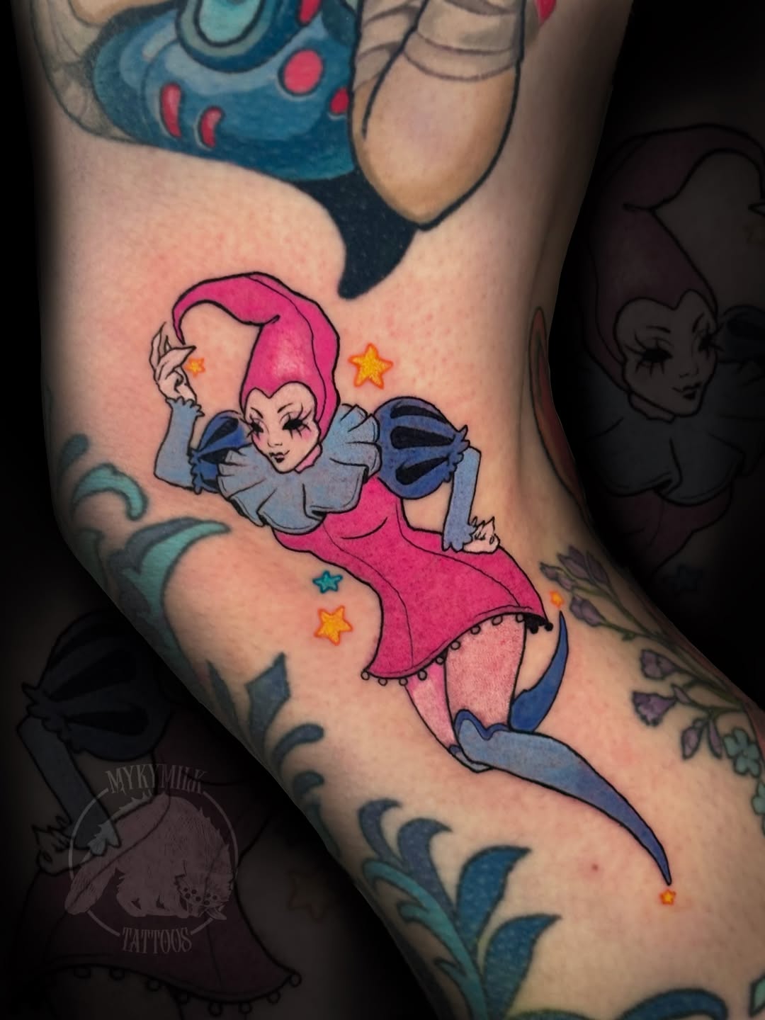 Tattoo by @mykymilk โ new_school
