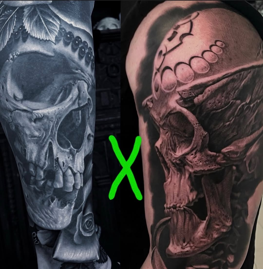Tattoo by @drawingdeadart โ realism, black_and_grey
