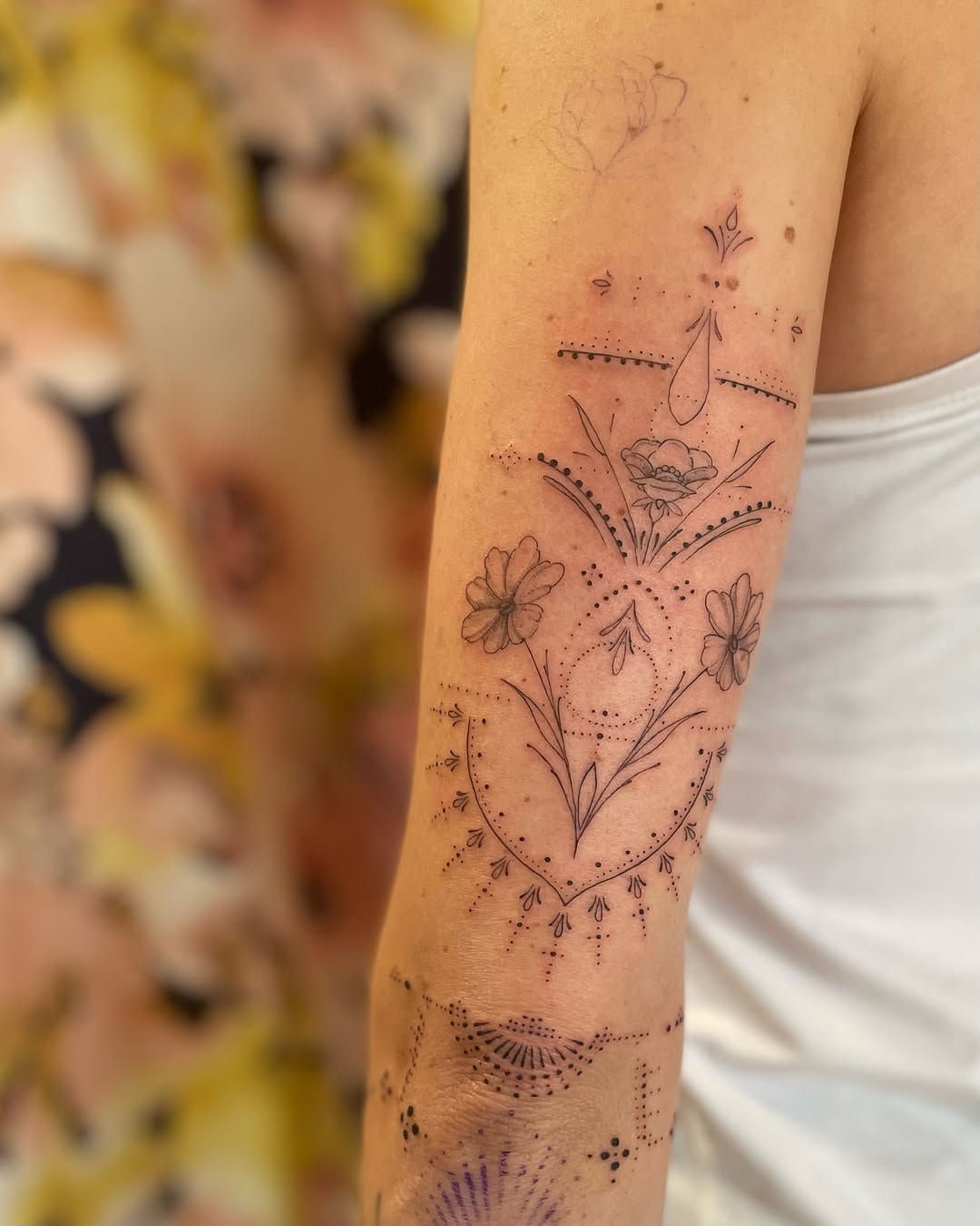 Tattoo by @mytattoopaige — fine_line, dotwork