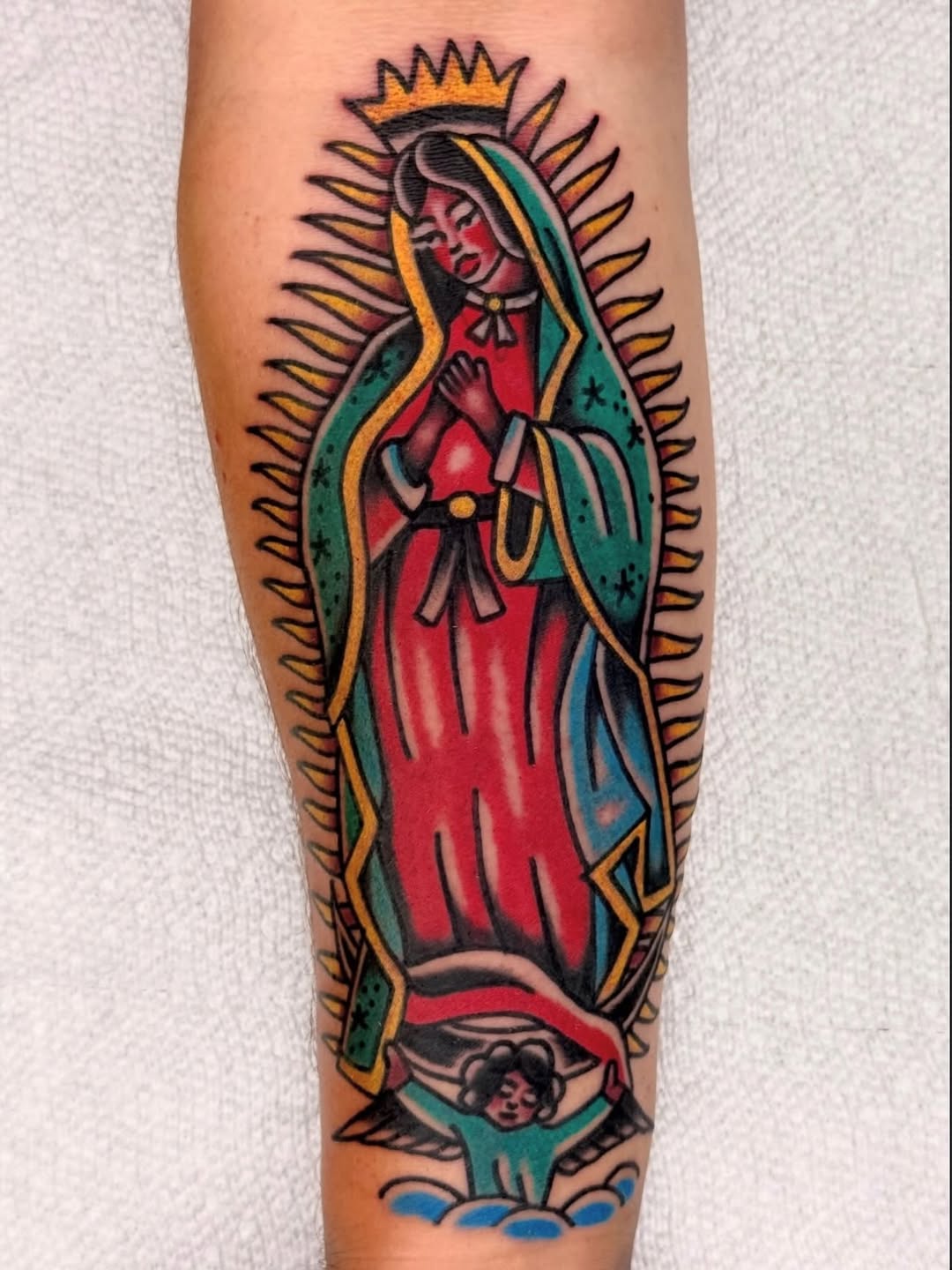Tattoo by @zelayatattoos — american_traditional, chicano