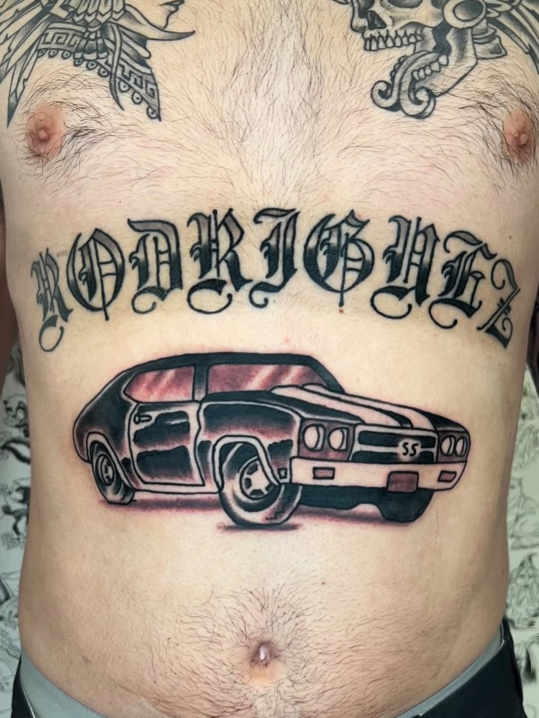 Tattoo by @zelayatattoos — lettering_script, chicano