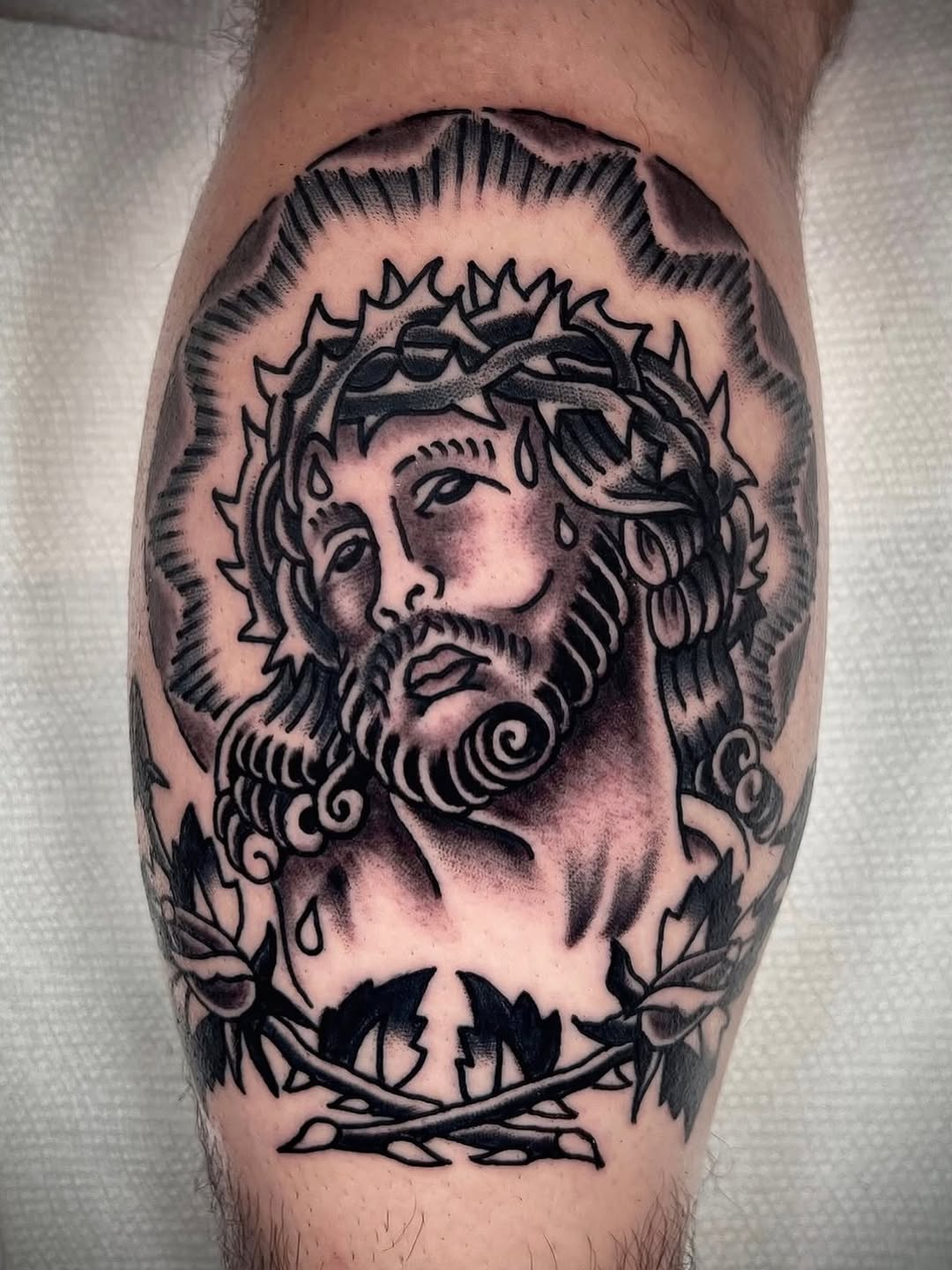 Tattoo by @zelayatattoos — american_traditional, black_and_grey