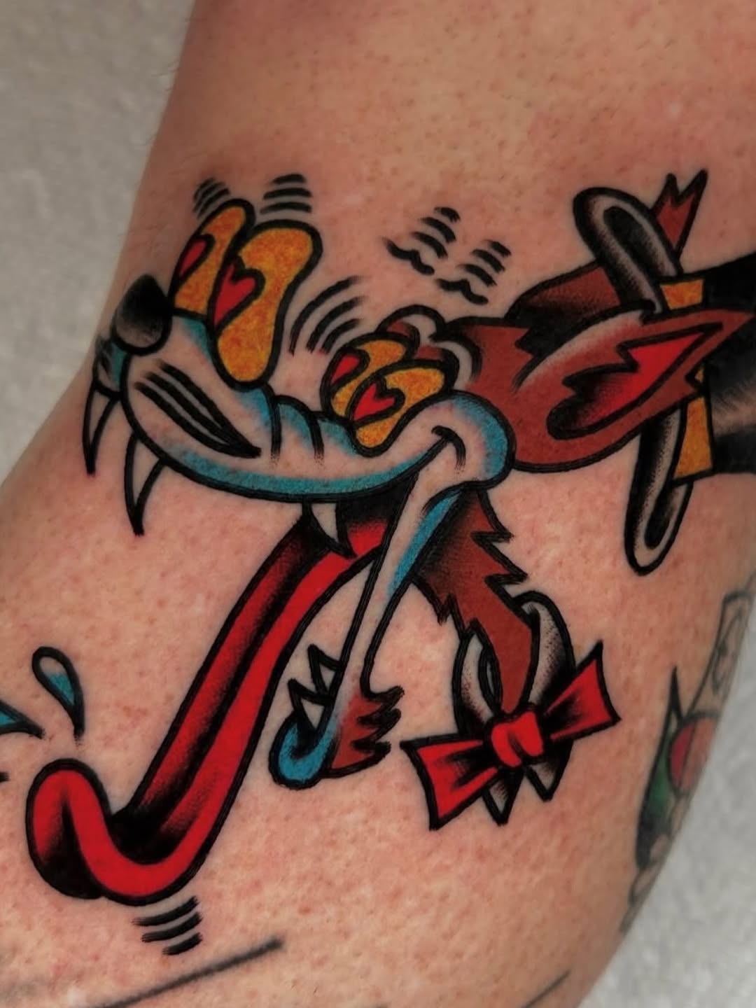 Tattoo by @zelayatattoos — american_traditional, illustrative