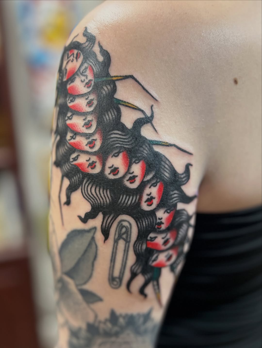 Tattoo by @viviantattoos — american_traditional, neo_traditional