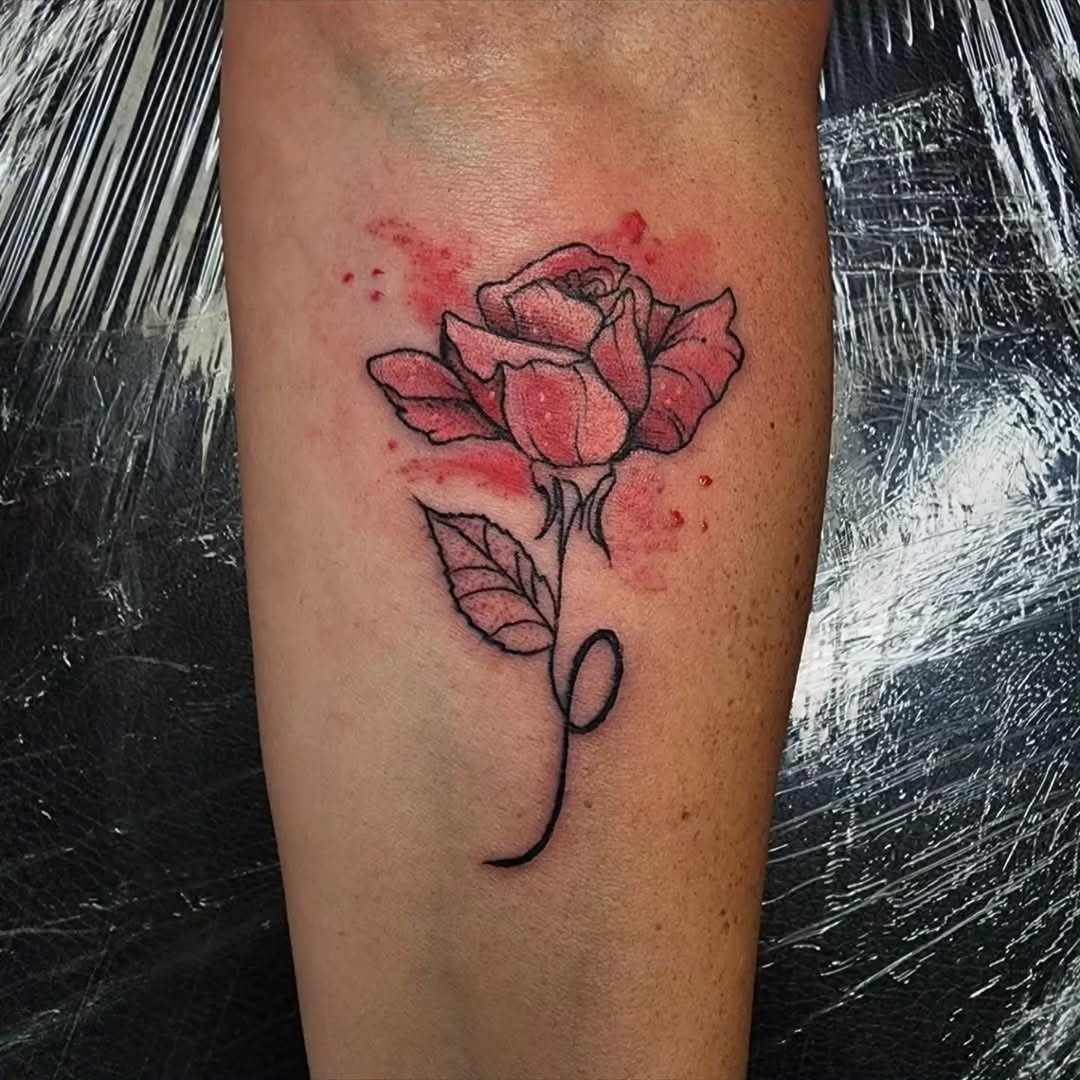 Tattoo by @bblackhoundd โ illustrative, watercolor