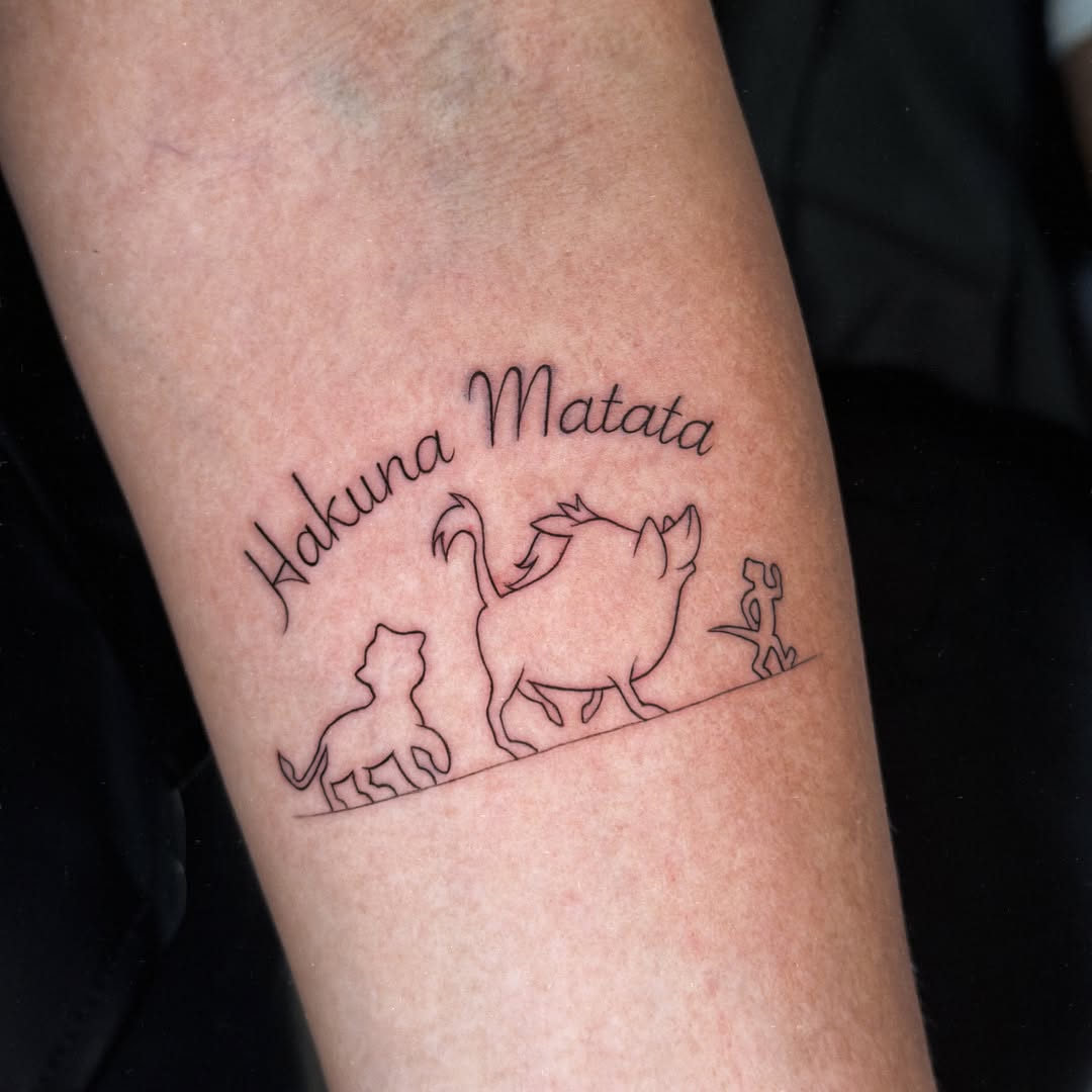 Tattoo by @melii.tatt — lettering_script, fine_line