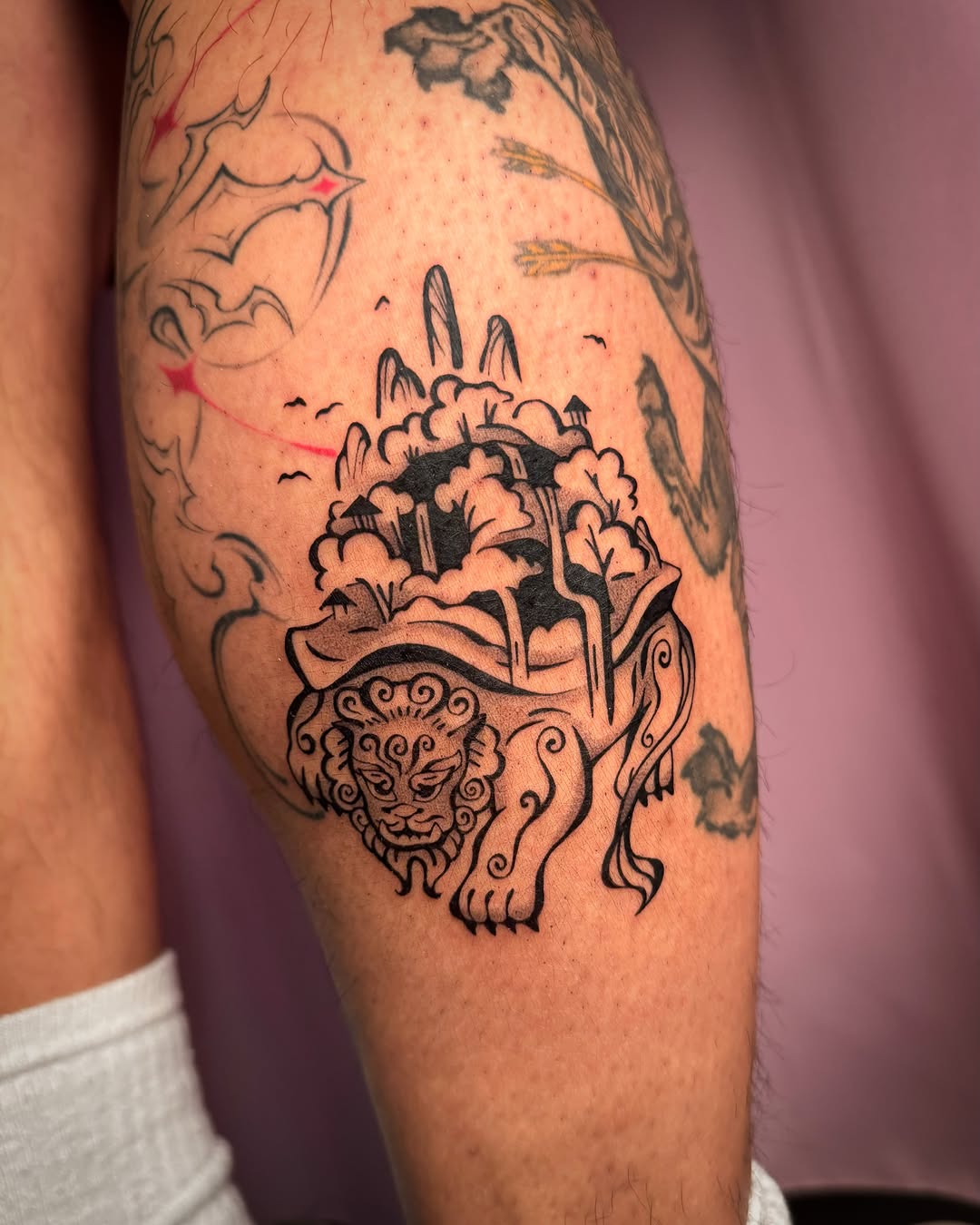 Tattoo by @cleanbean.inks — japanese_irezumi, blackwork