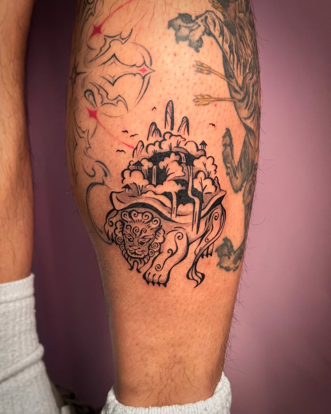 Tattoo by @cleanbean.inks — japanese_irezumi, blackwork