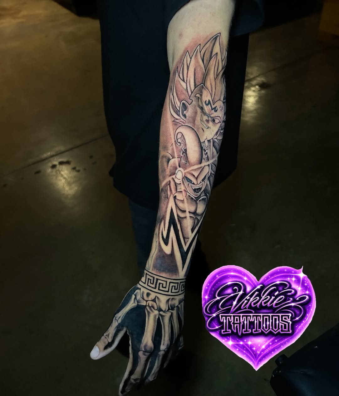 Tattoo by @vikkietattoos — realism, black_and_grey
