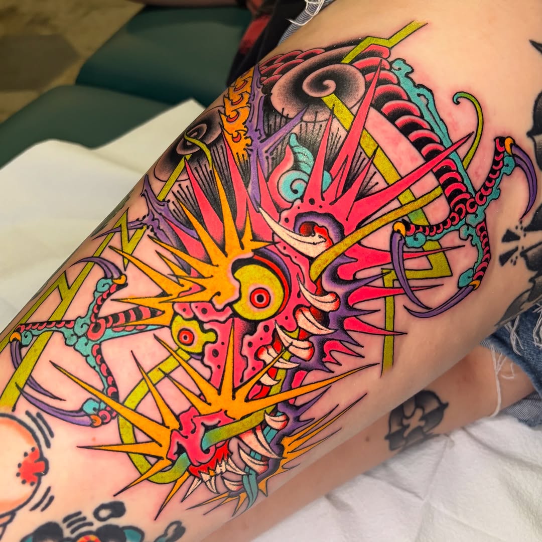 Tattoo by @nickhetzel — new_school