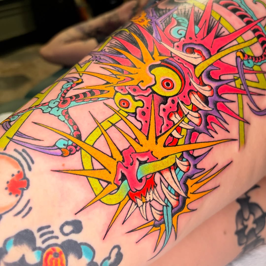 Tattoo by @nickhetzel — new_school