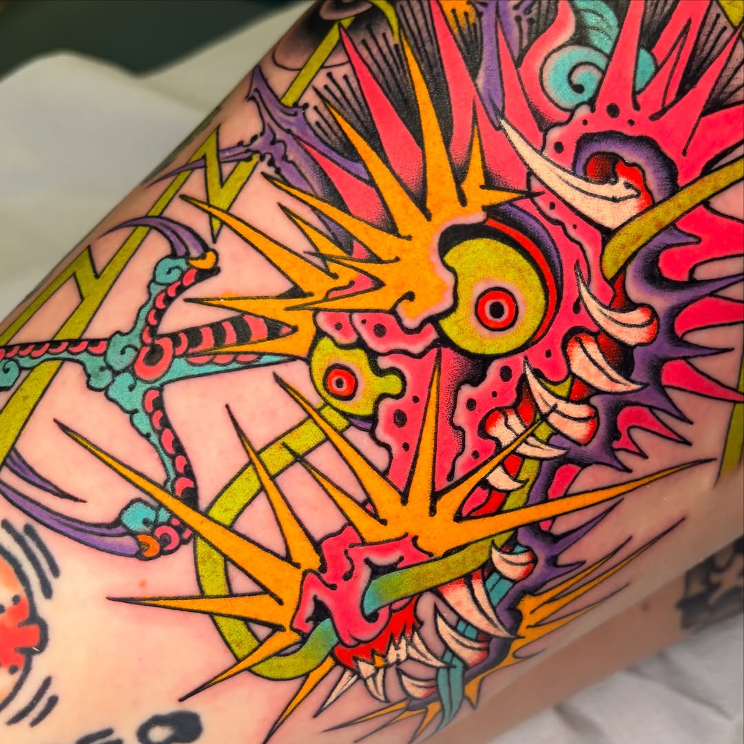 Tattoo by @nickhetzel — new_school