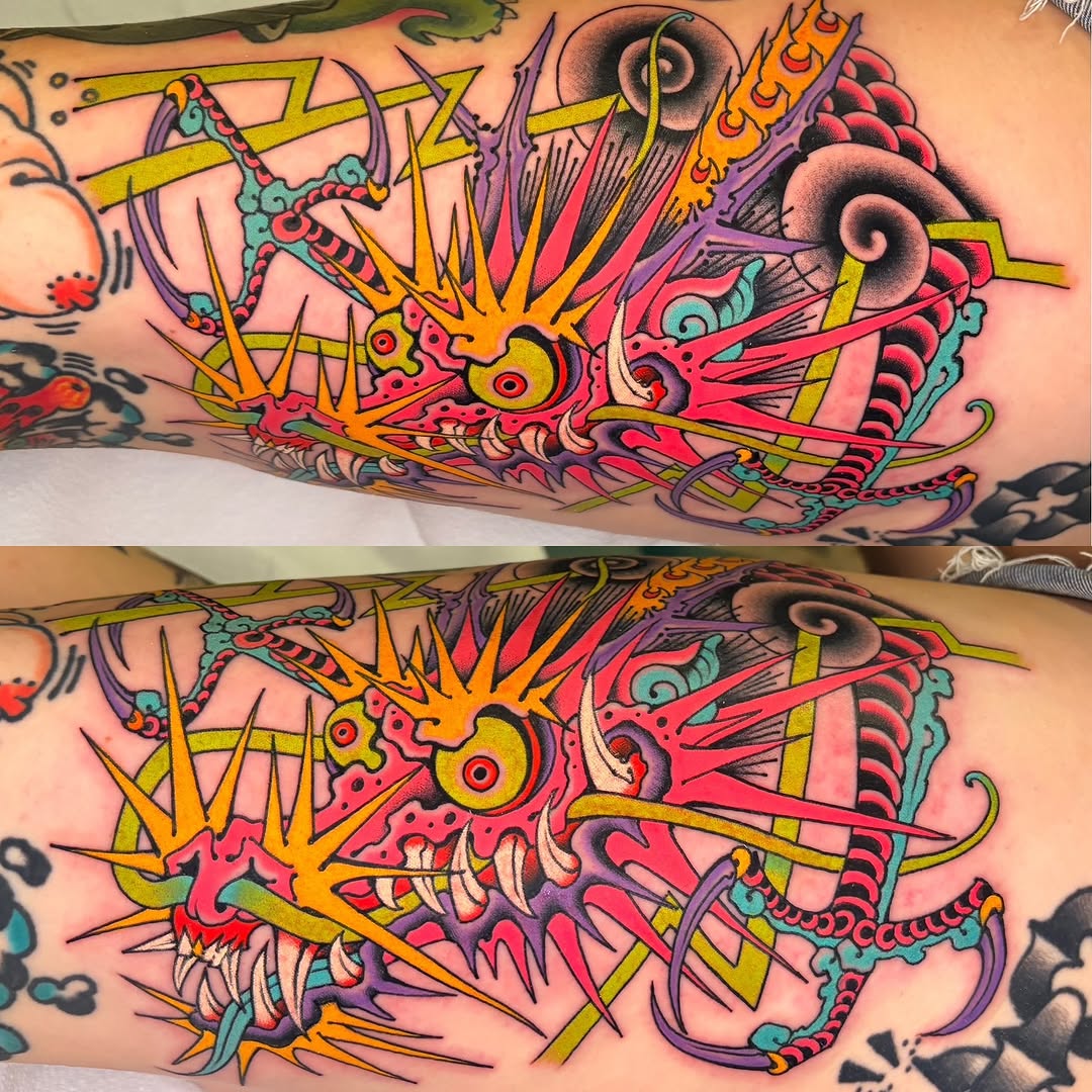 Tattoo by @nickhetzel — new_school