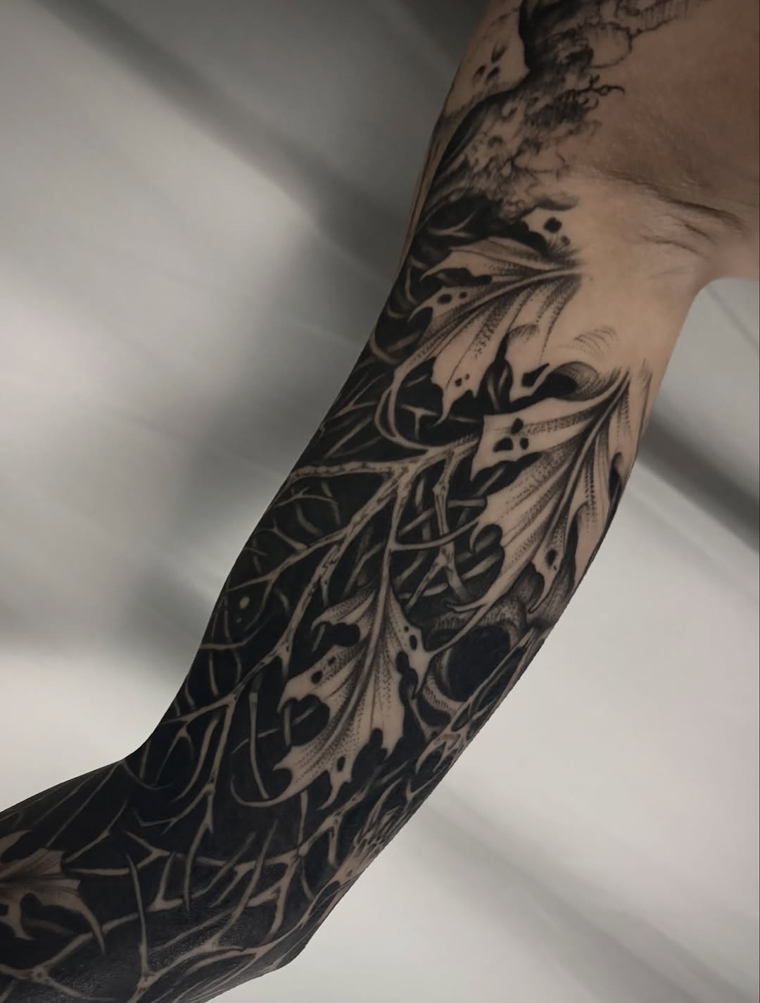 Tattoo by @corn.on.the.jacob — blackwork, dotwork