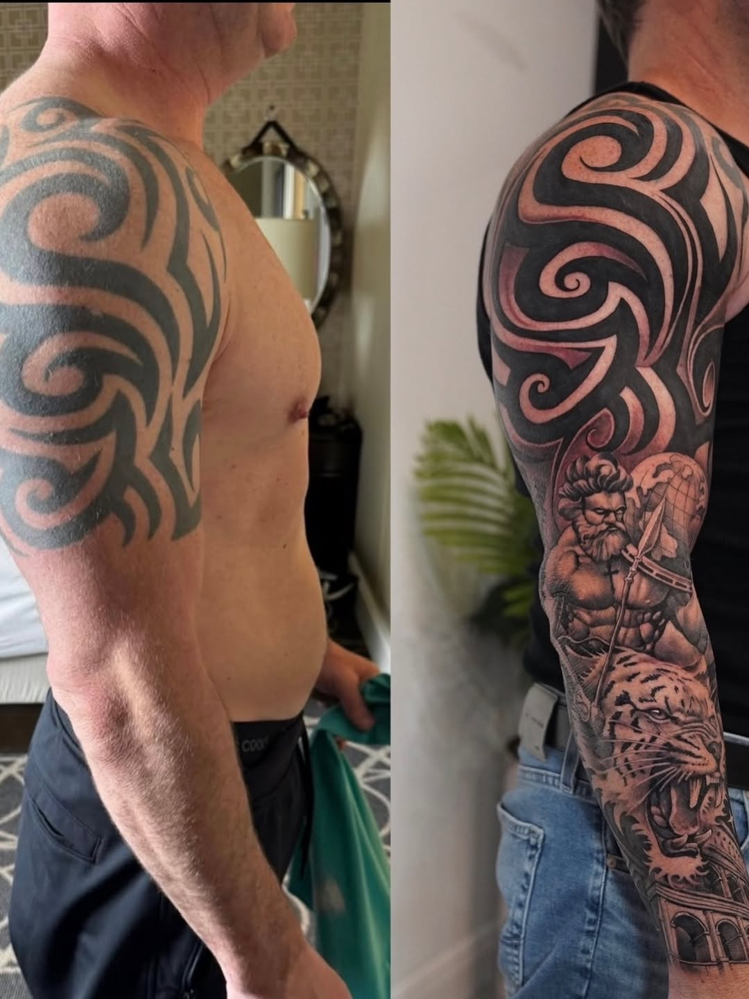 Tattoo by @artemtom — black_and_grey, realism