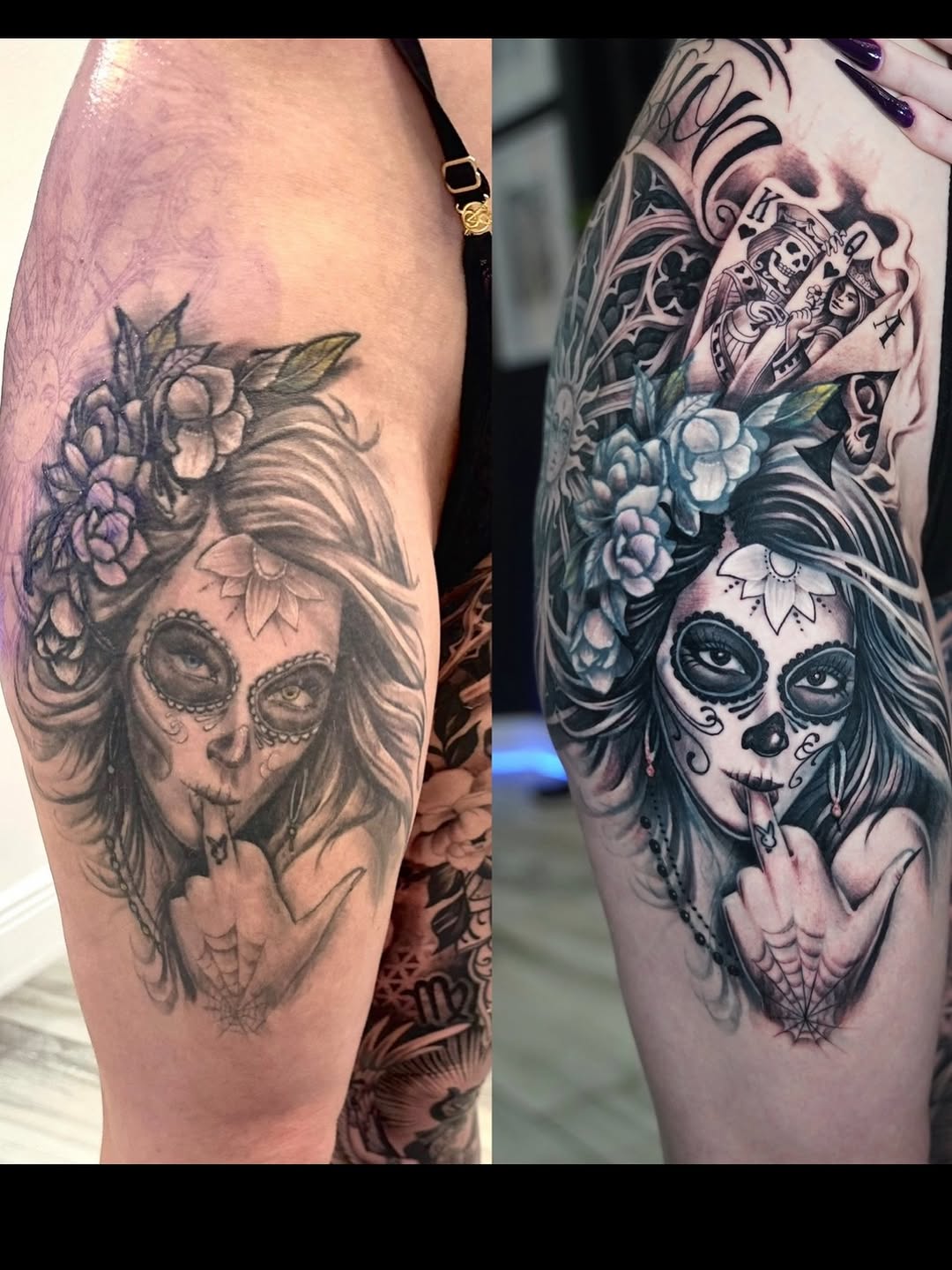 Tattoo by @artemtom — black_and_grey, realism