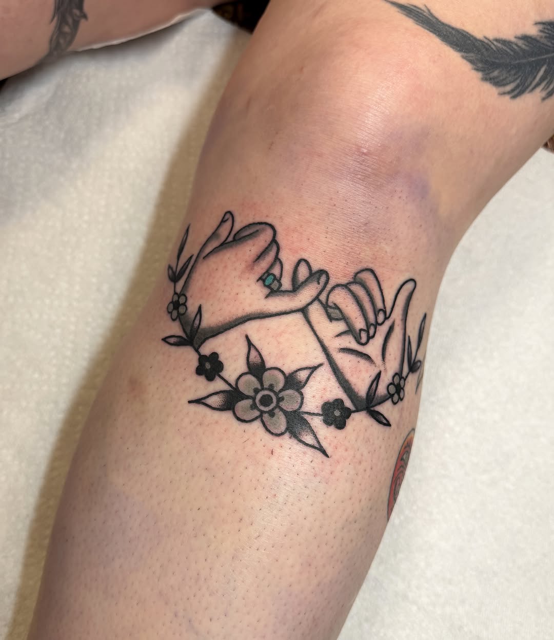 Tattoo by @hannaheddytattoo โ fine_line, black_and_grey