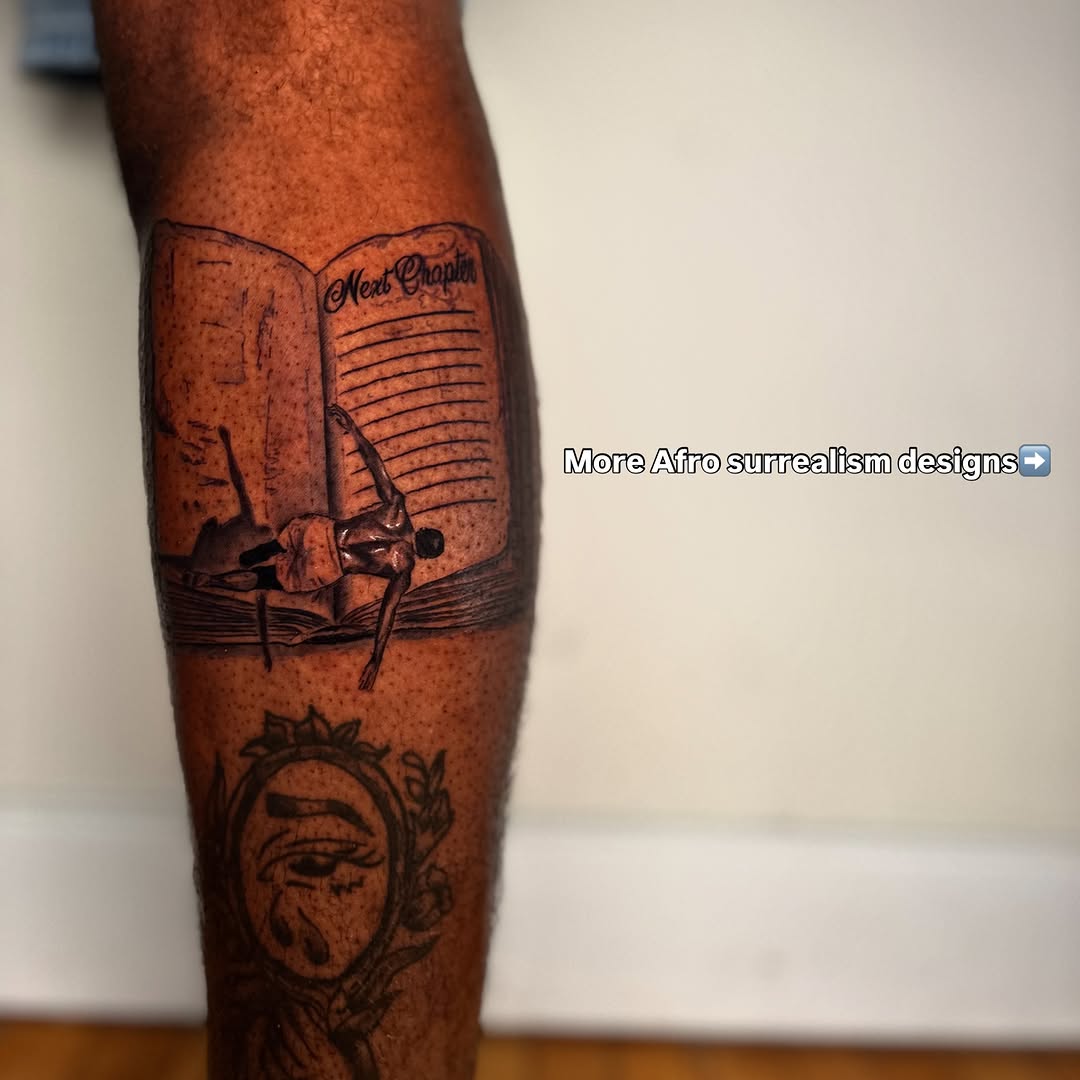 Tattoo by @koolzink — illustrative, surrealism