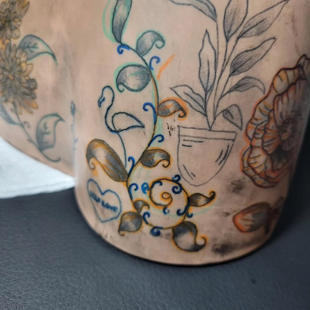 Tattoo by @beatles_tattoos — illustrative, sketch