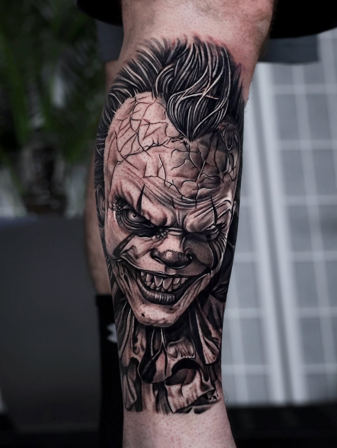 Tattoo by @tonyfranktattoos — realism, dark_realism