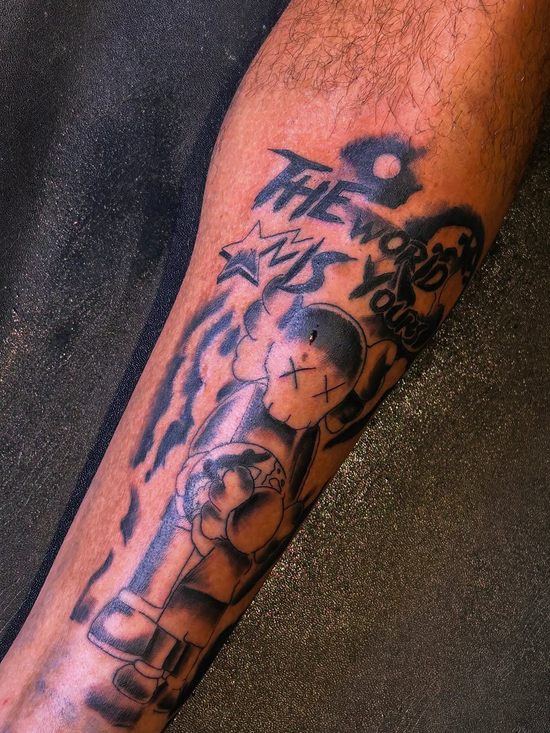 Tattoo by @grs_pacino — blackwork