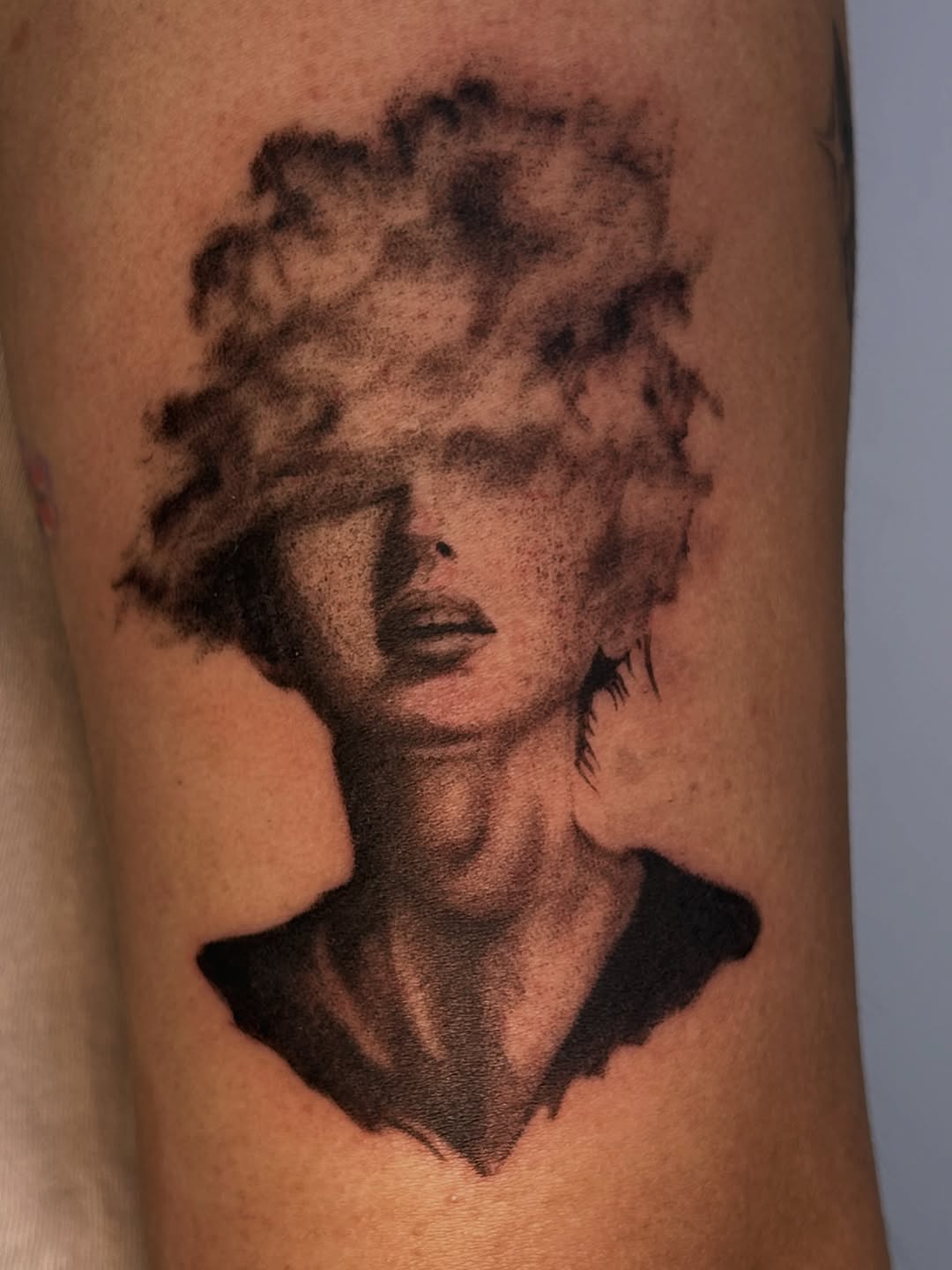 Tattoo by @tatbyj — realism, black_and_grey