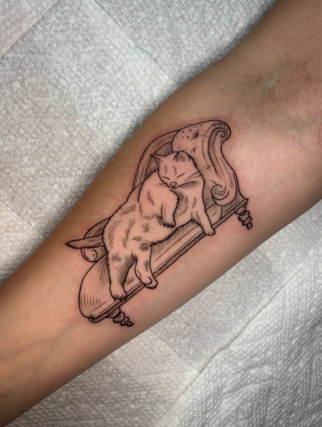 Tattoo by @maribeth.tattoo — illustrative, black_and_grey