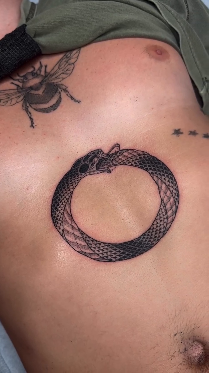 Tattoo by @skinscribe — blackwork