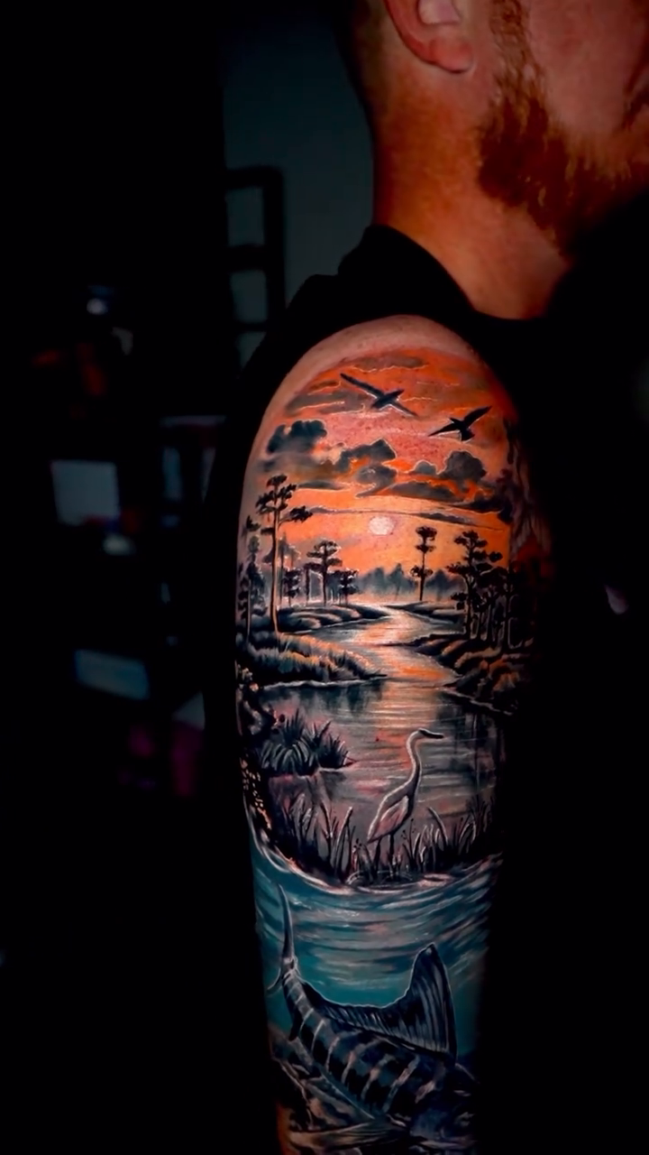 Tattoo by @osnay_tattooart — realism, black_and_grey