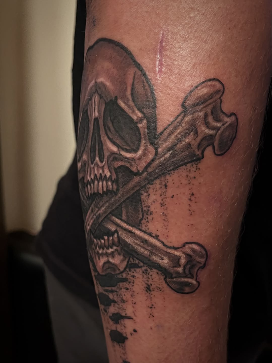 Tattoo by @evanmakesart — realism, black_and_grey