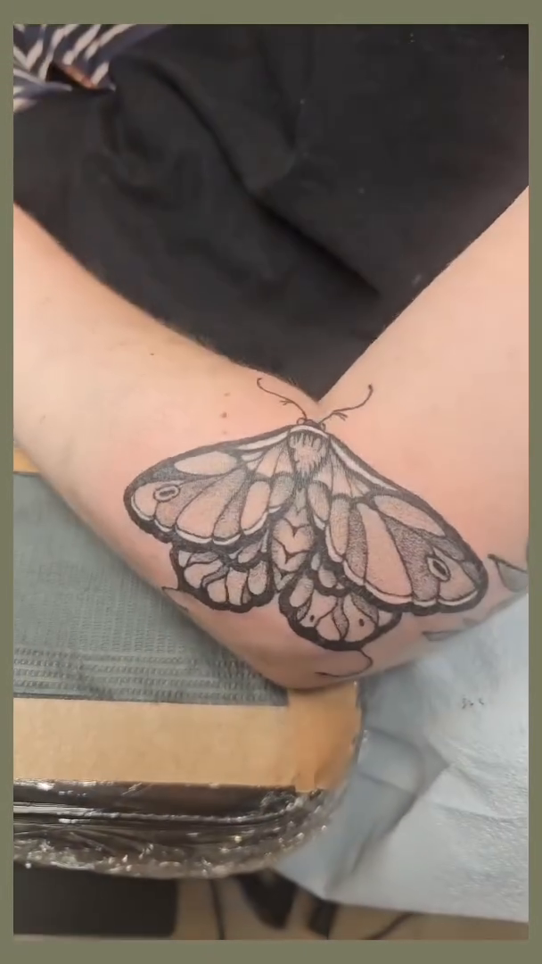 Tattoo by @thefabledtattooist — illustrative, black_and_grey