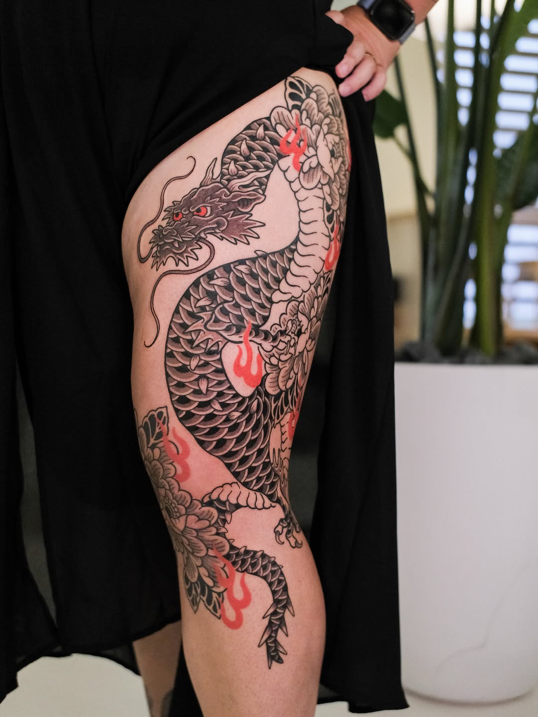Tattoo by @miyookstattoo — japanese_irezumi, illustrative