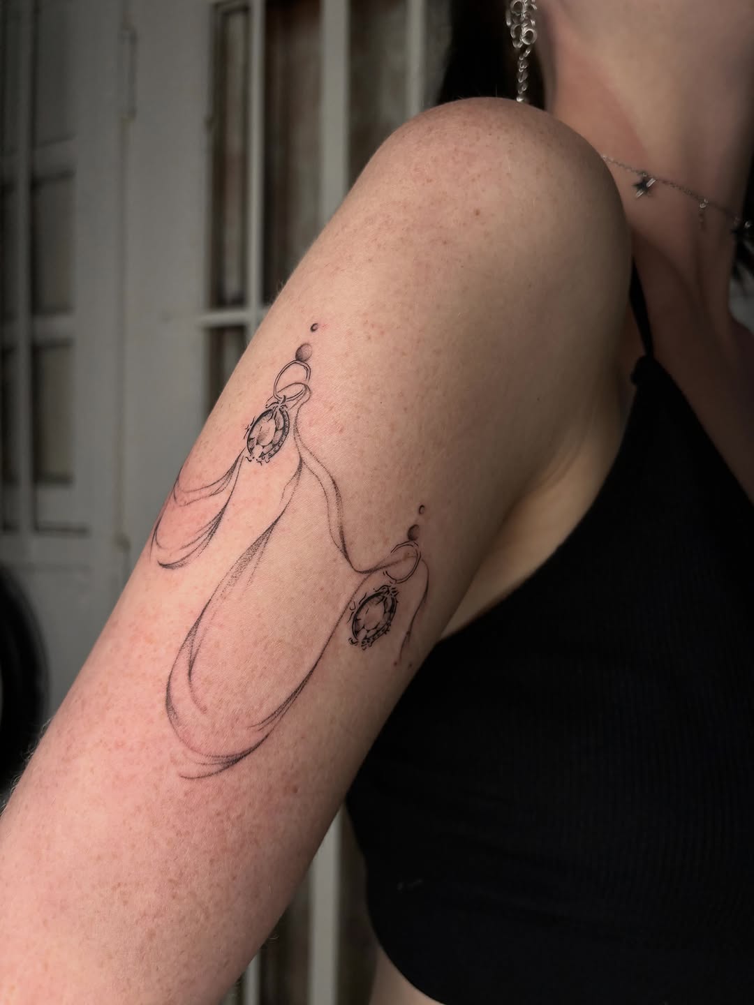 Tattoo by @druzyjewel — fine_line, minimalist