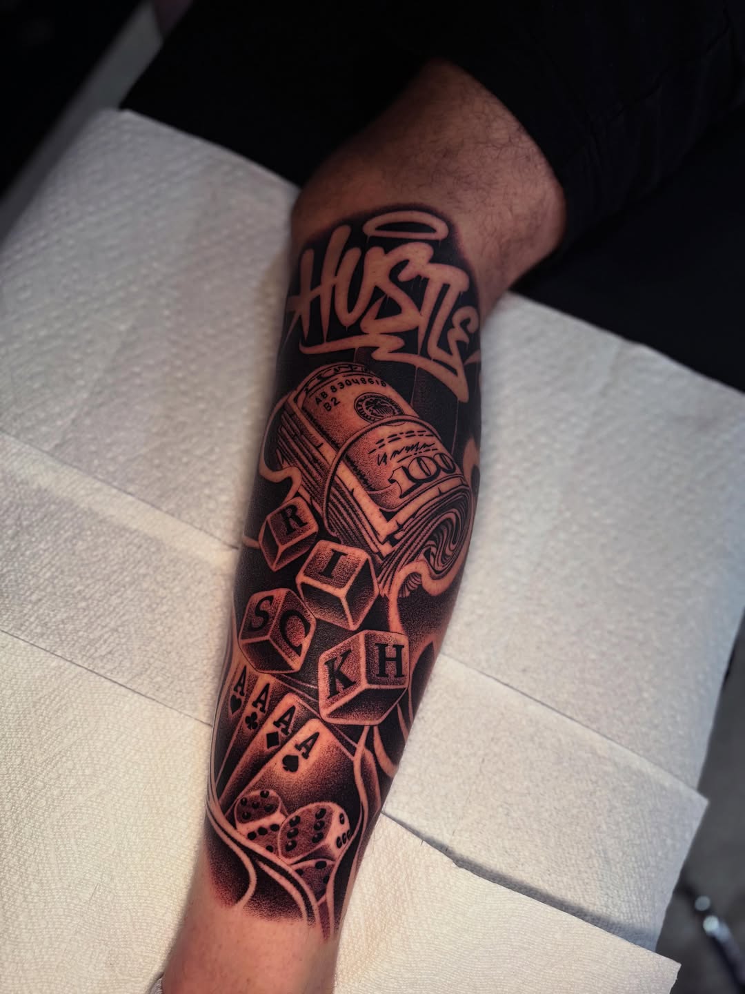 Tattoo by @dallasdiorio — black_and_grey, realism